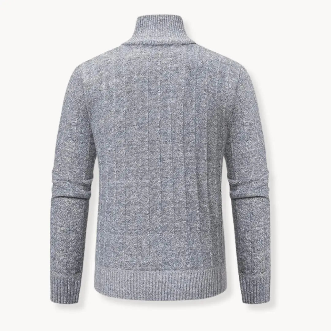 Donal - Athletic Zip-Up Sweater