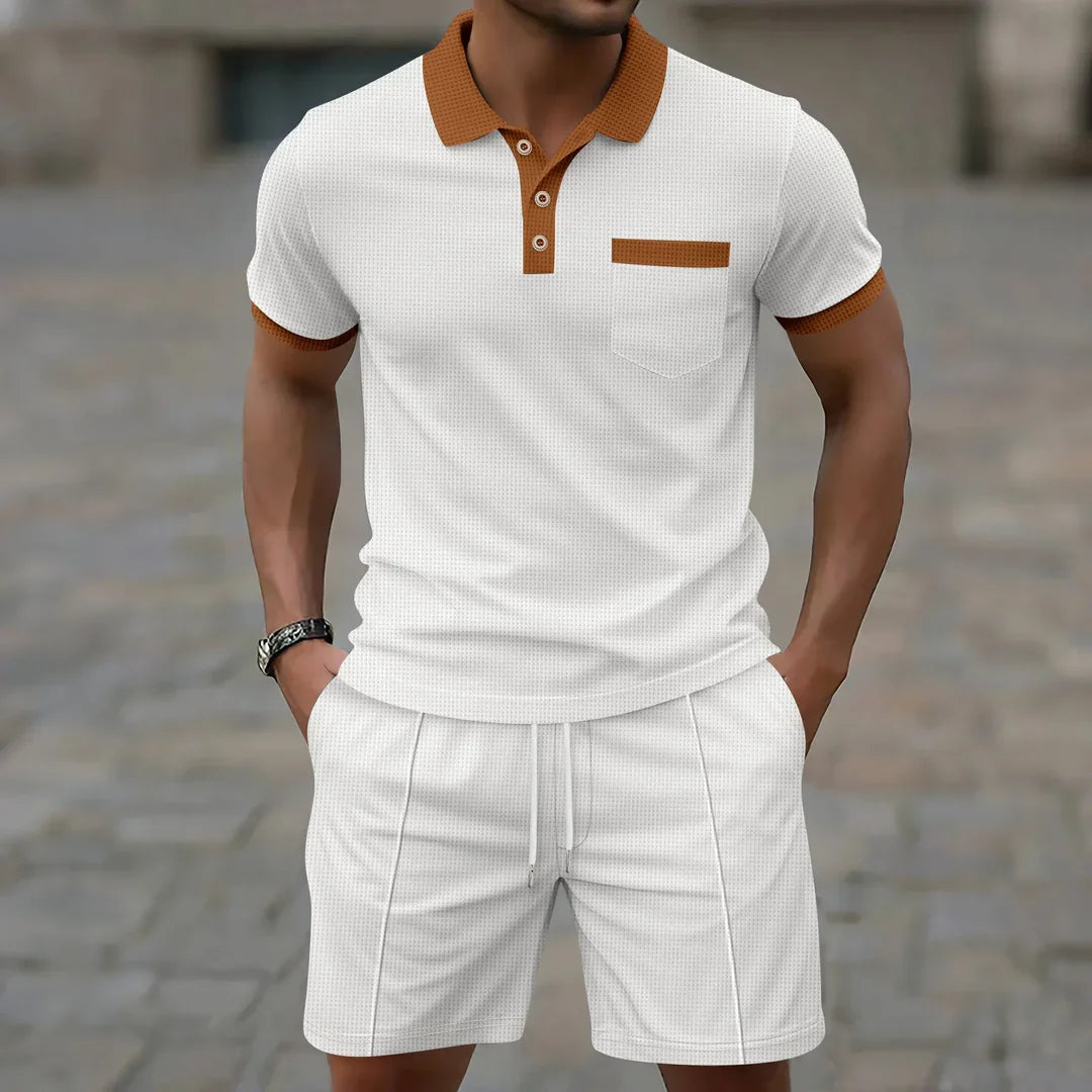 Fionn - Waffle Polo Set