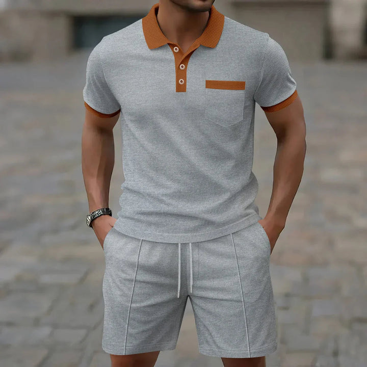 Fionn - Waffle Polo Set
