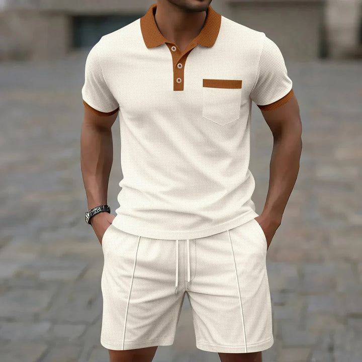 Fionn - Waffle Polo Set