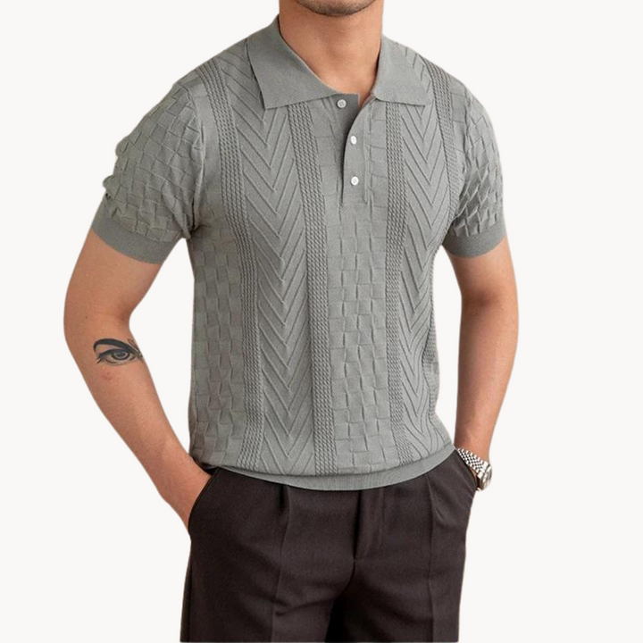 Tadhg - Sophisticated Textured Polo