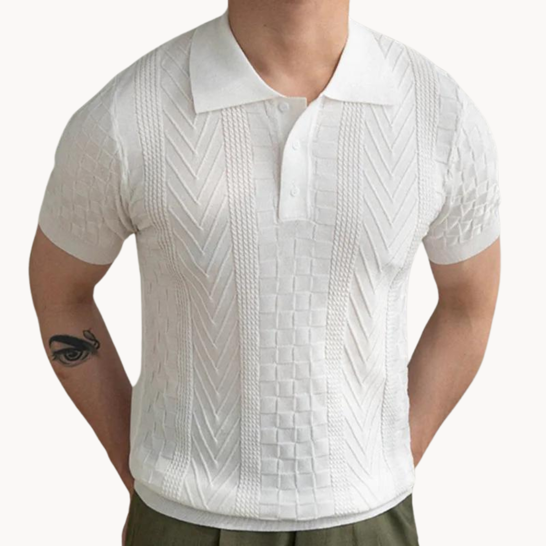 Tadhg - Sophisticated Textured Polo