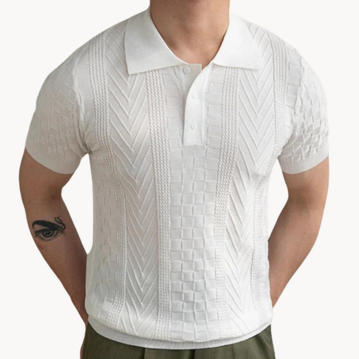 Tadhg - Sophisticated Textured Polo