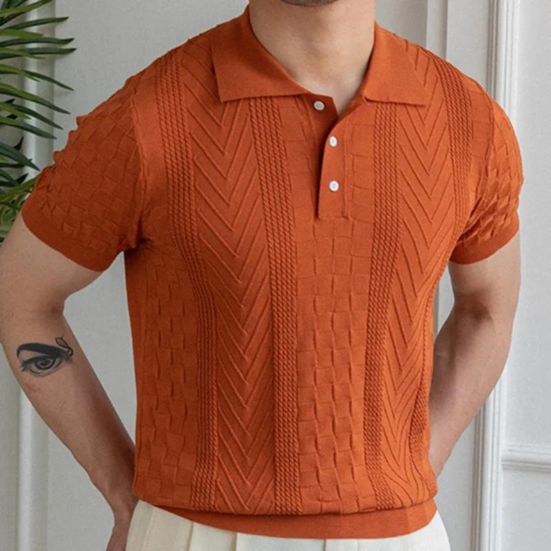 Tadhg - Sophisticated Textured Polo