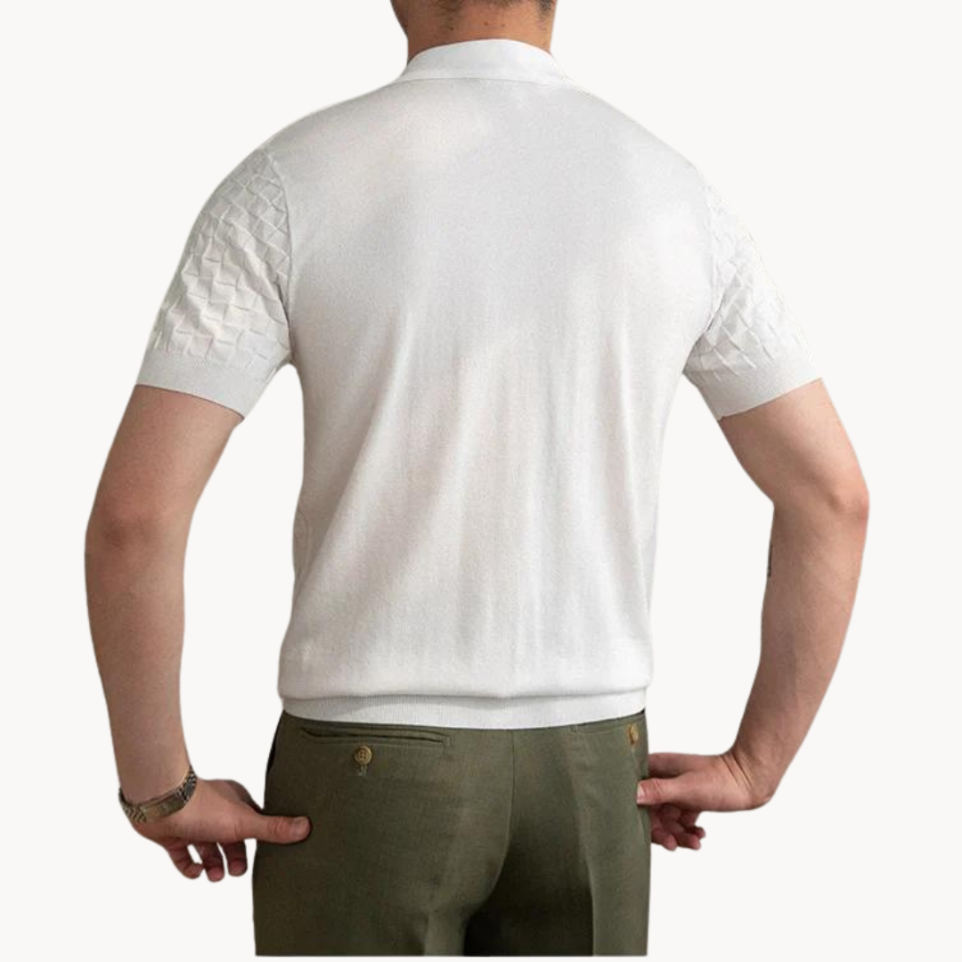 Tadhg - Sophisticated Textured Polo