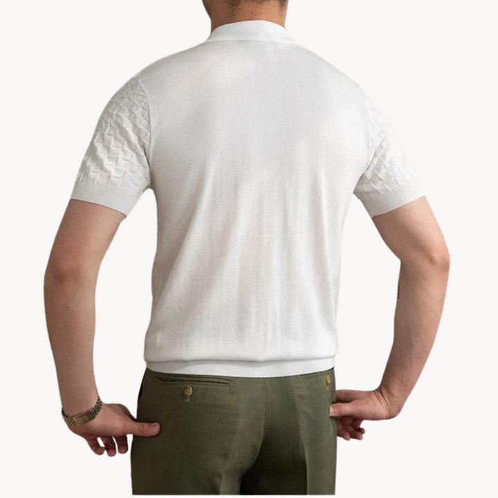 Tadhg - Sophisticated Textured Polo