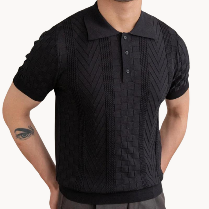 Tadhg - Sophisticated Textured Polo