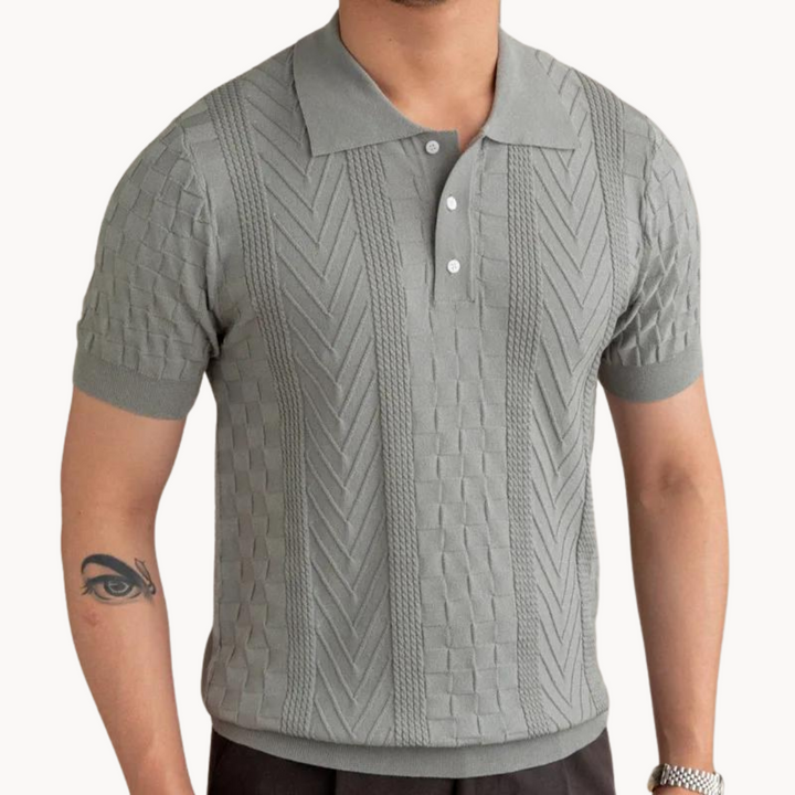 Tadhg - Sophisticated Textured Polo