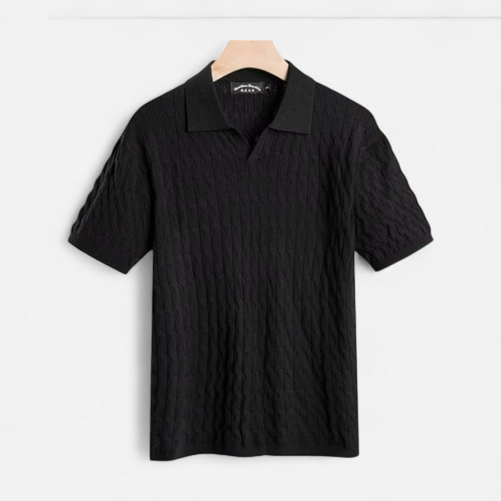 Fionn - Textured Polo Tee