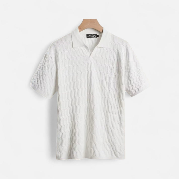 Fionn - Textured Polo Tee