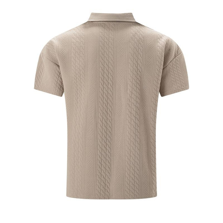 Tadhg - Woven Jacquard Polo