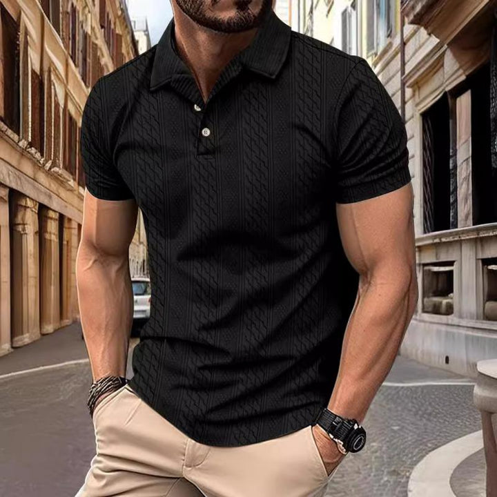Tadhg - Woven Jacquard Polo