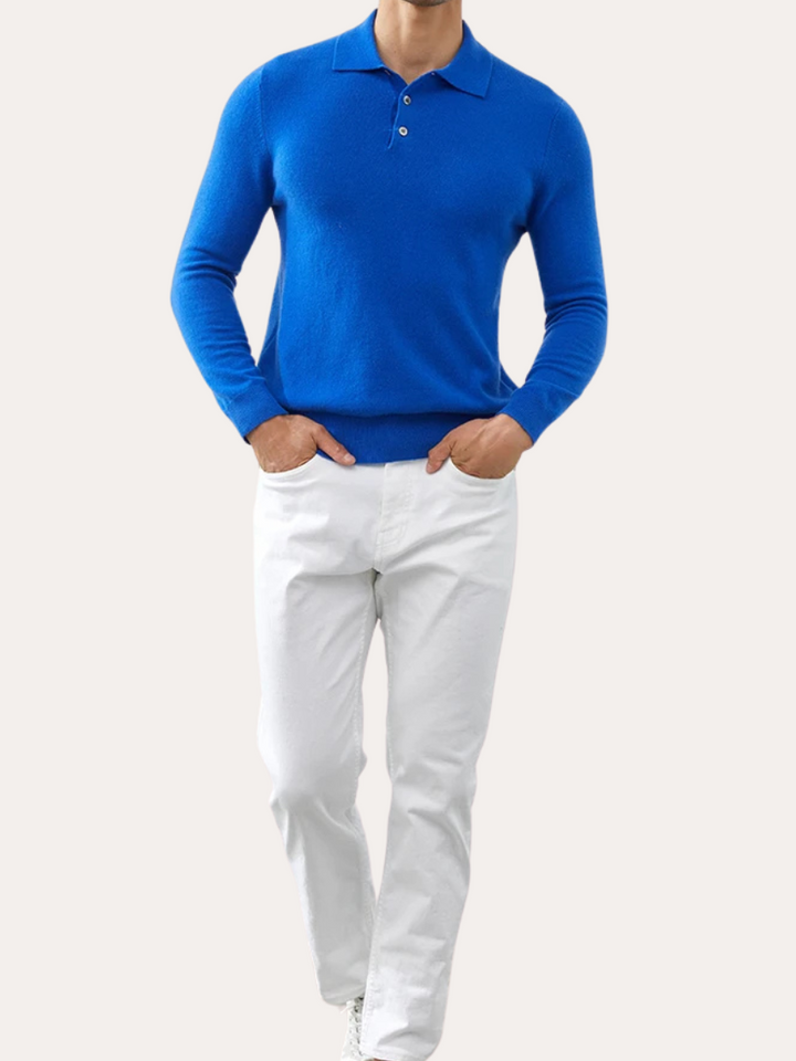 Cian - Elegant Polo Sweater