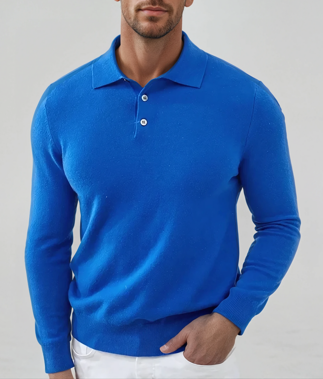 Cian - Elegant Polo Sweater