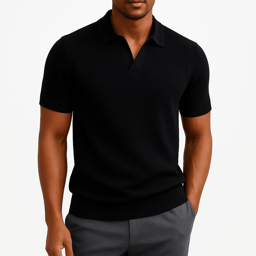 Seán - Textured Polo Tee