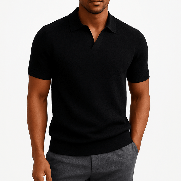 Seán - Textured Polo Tee
