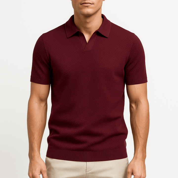 Seán - Textured Polo Tee