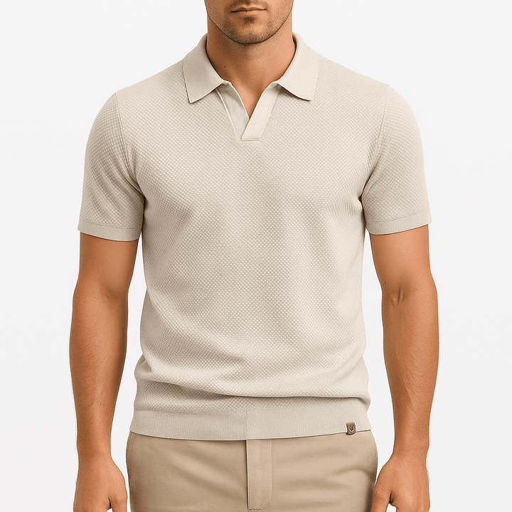 Seán - Textured Polo Tee
