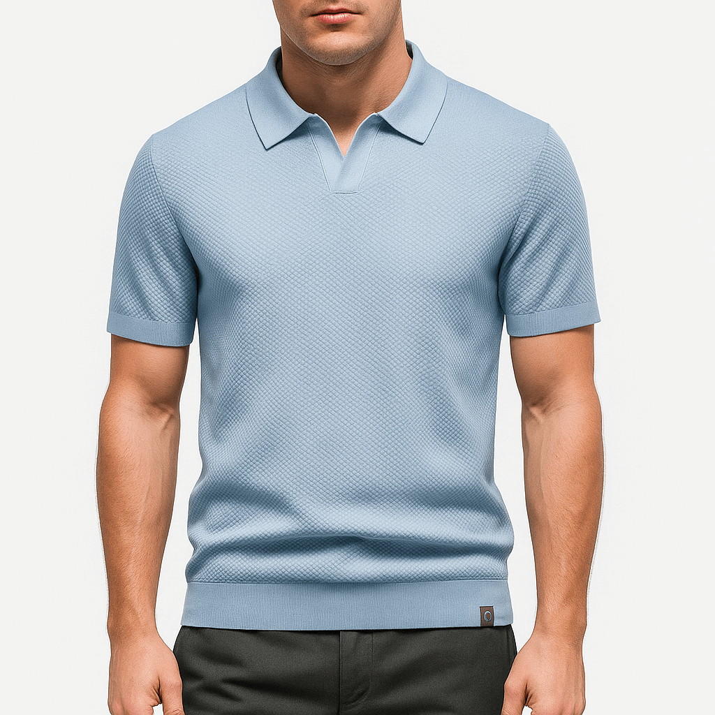 Seán - Textured Polo Tee