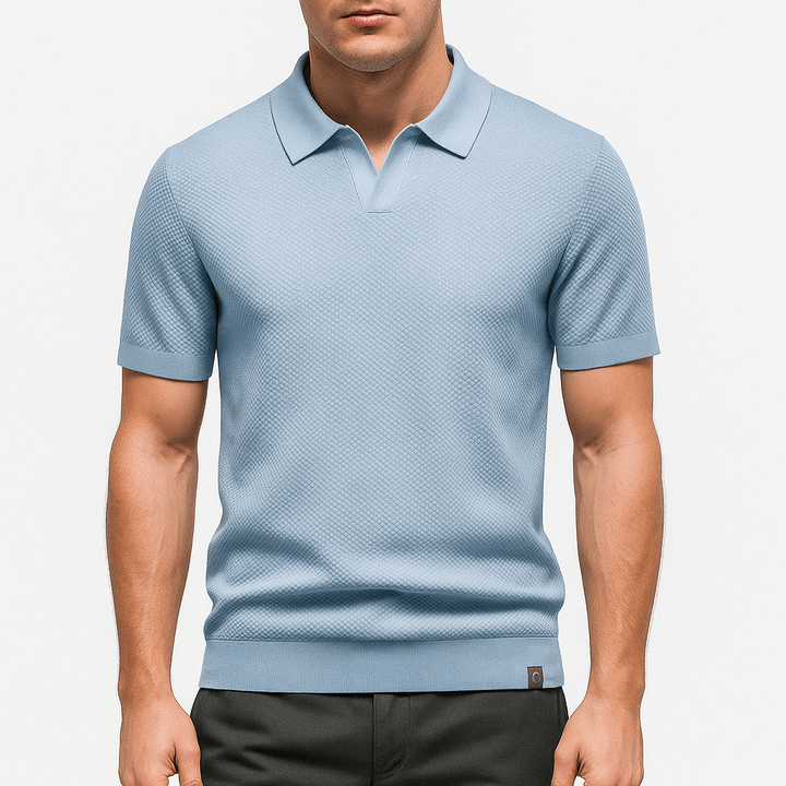 Seán - Textured Polo Tee