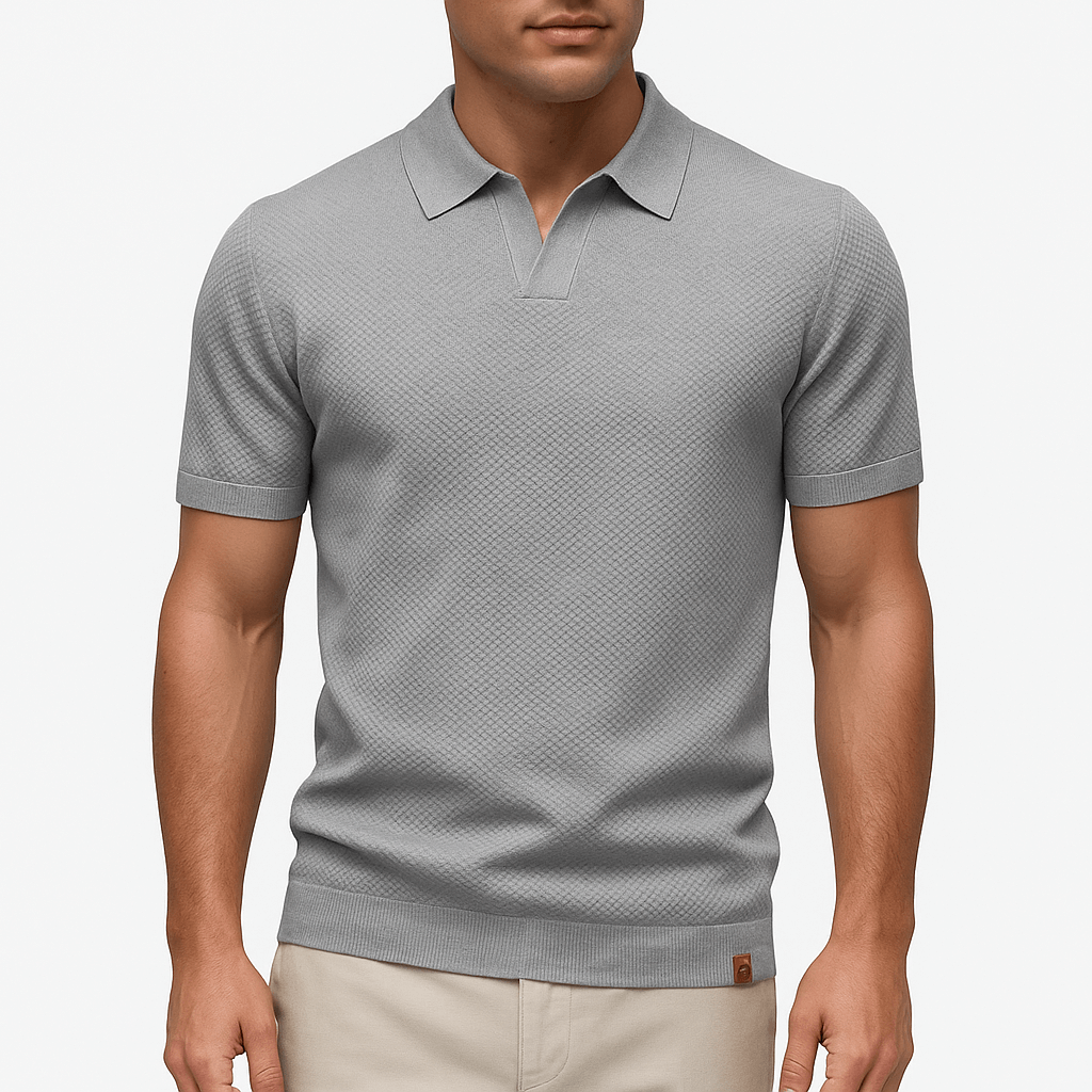 Seán - Textured Polo Tee