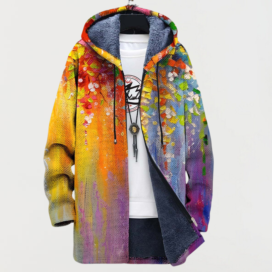 Ciara - Artistic Abstract Cardigan