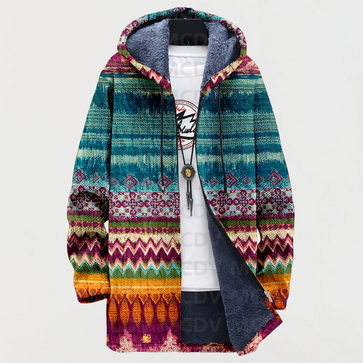 Gráinne - Geometric Patterned Cardigan