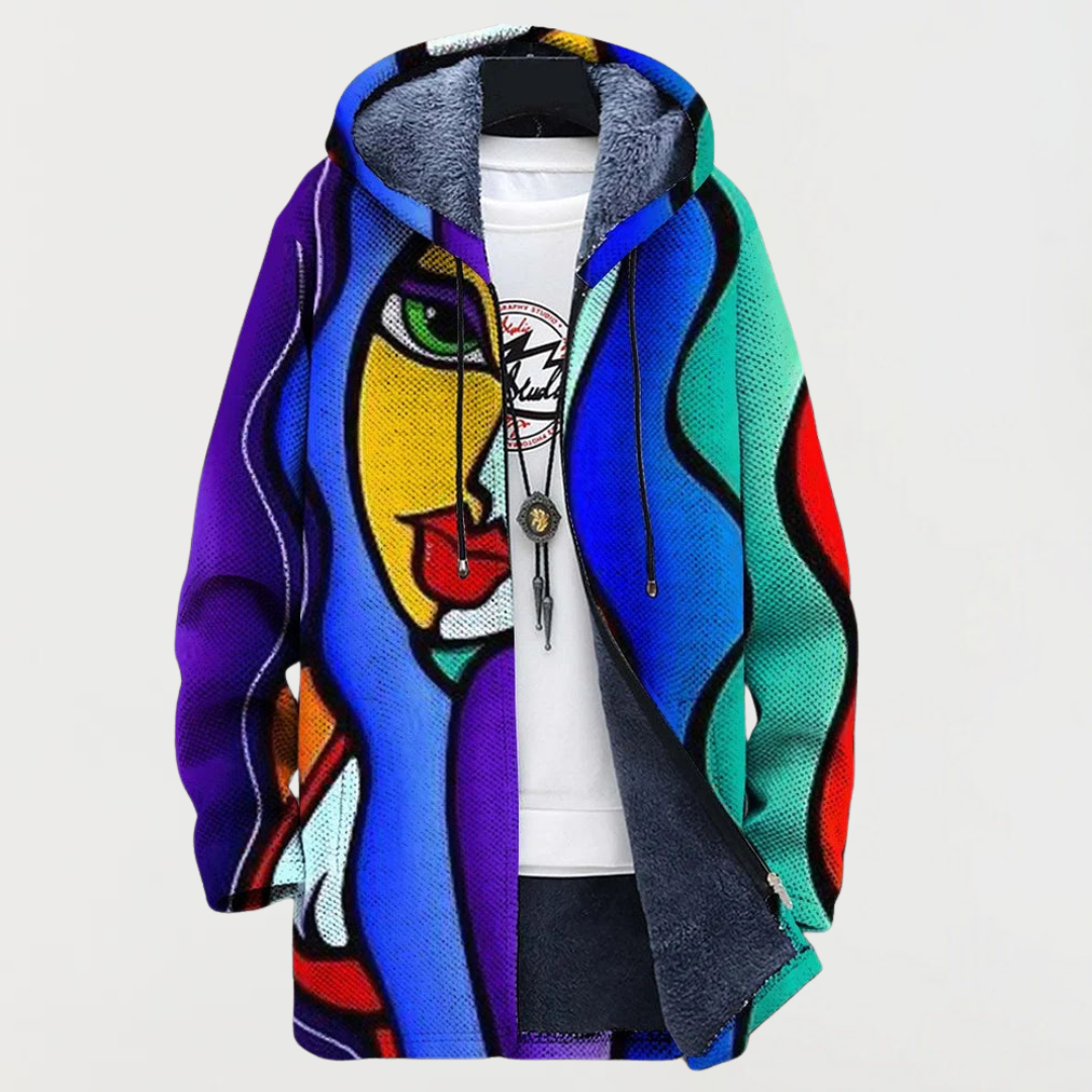 Órla - Artistic Abstract Cardigan