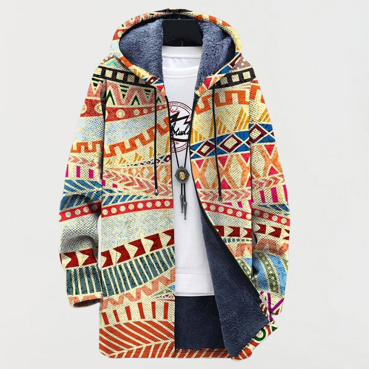 Fiona - Geometric Patterned Cardigan