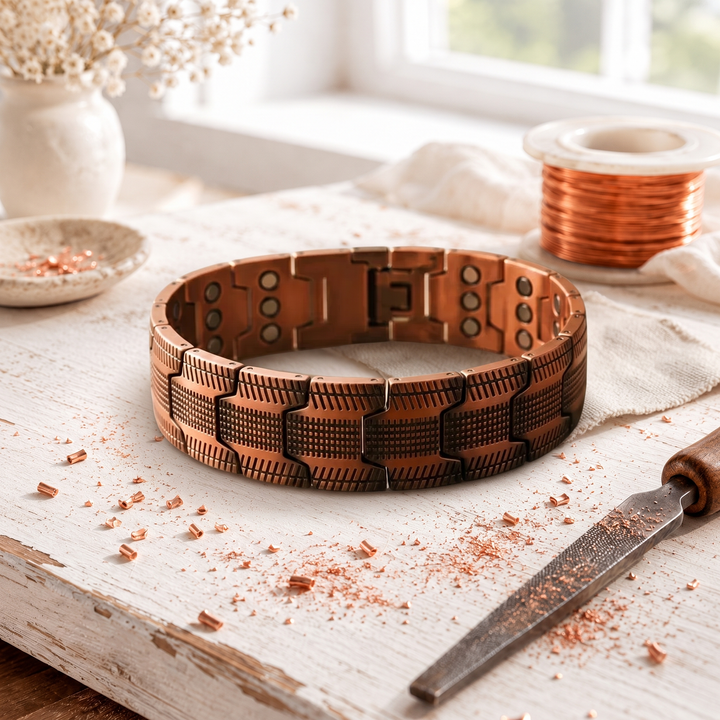 Arrowhead Men's Copper Bracelet