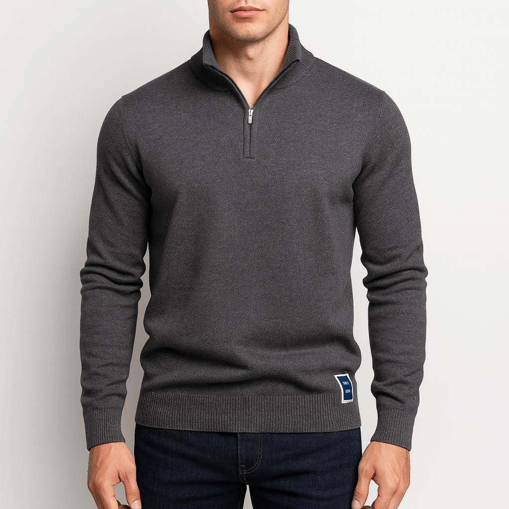 Seán - Tailored Zip-Up Sweater