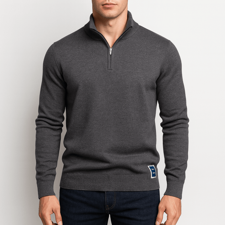 Seán - Tailored Zip-Up Sweater