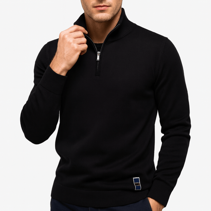 Seán - Tailored Zip-Up Sweater