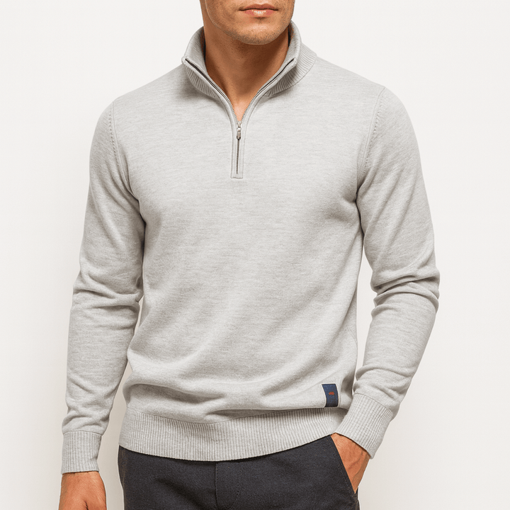 Seán - Tailored Zip-Up Sweater