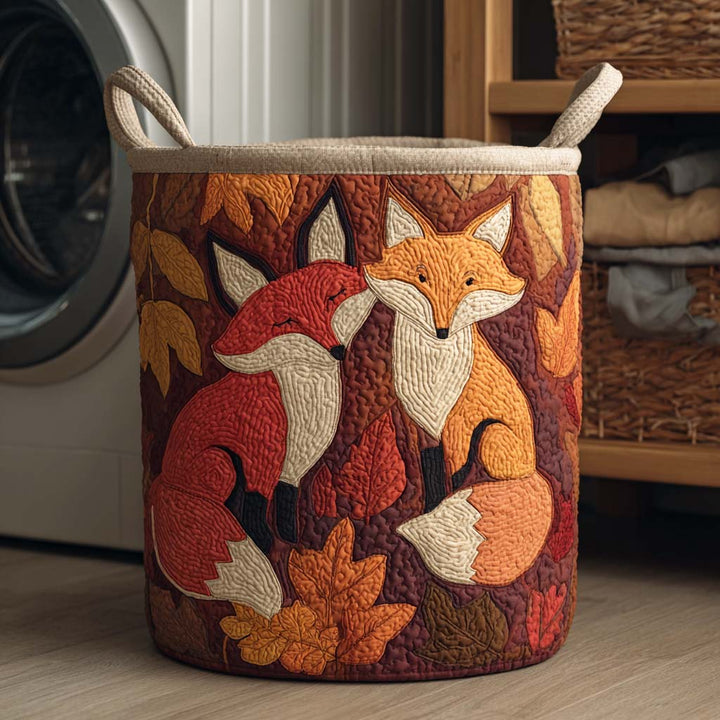 Autumn Glow | Quilted Laundry Basket