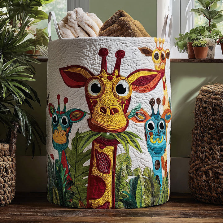 Catch Me If You Can | Quilted Laundry Basket