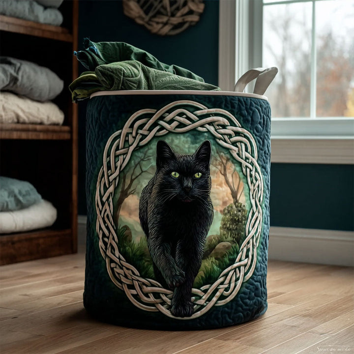 Celtic Style | Quilted Laundry Basket