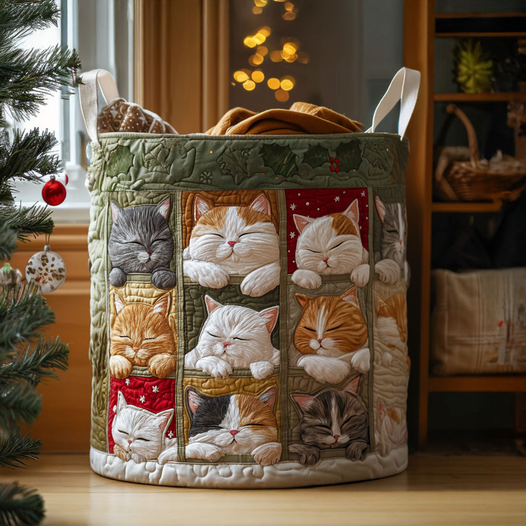 Cozy Cocoon II | Quilted Laundry Basket