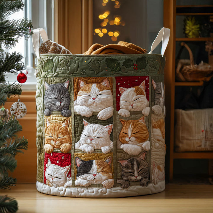 Cozy Cocoon II | Quilted Laundry Basket