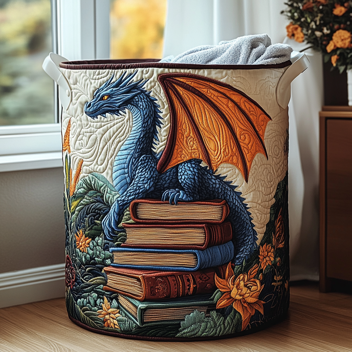 Dragon Valley | Quilted Laundry Basket