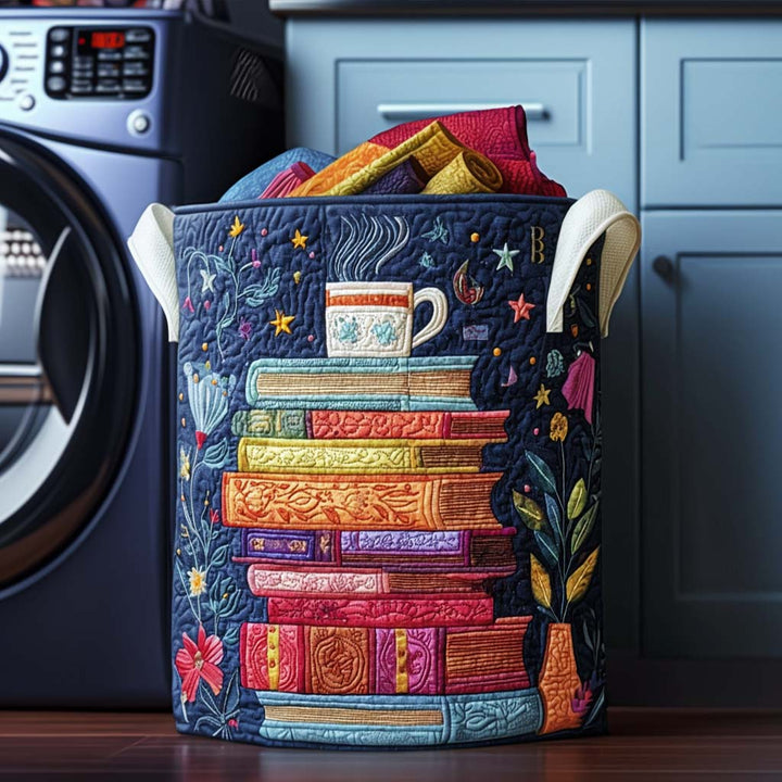 Dreamy Pages | Quilted Laundry Basket