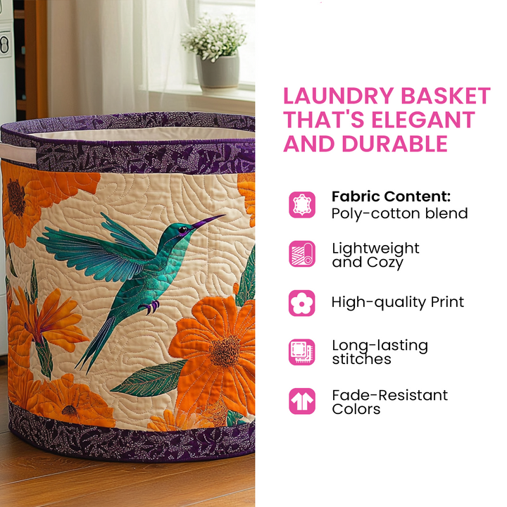 Forest | Quilted Laundry Basket