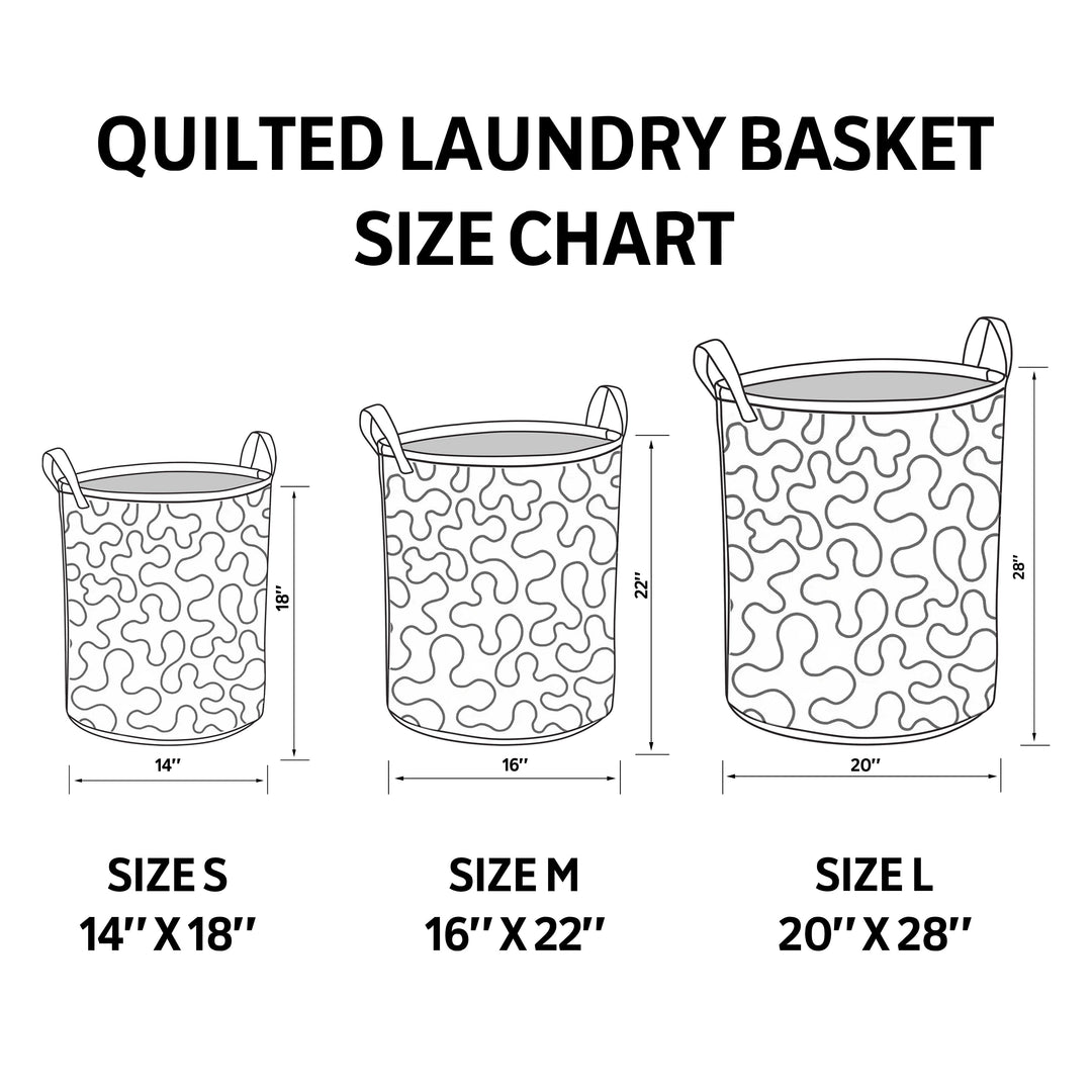 Forest | Quilted Laundry Basket