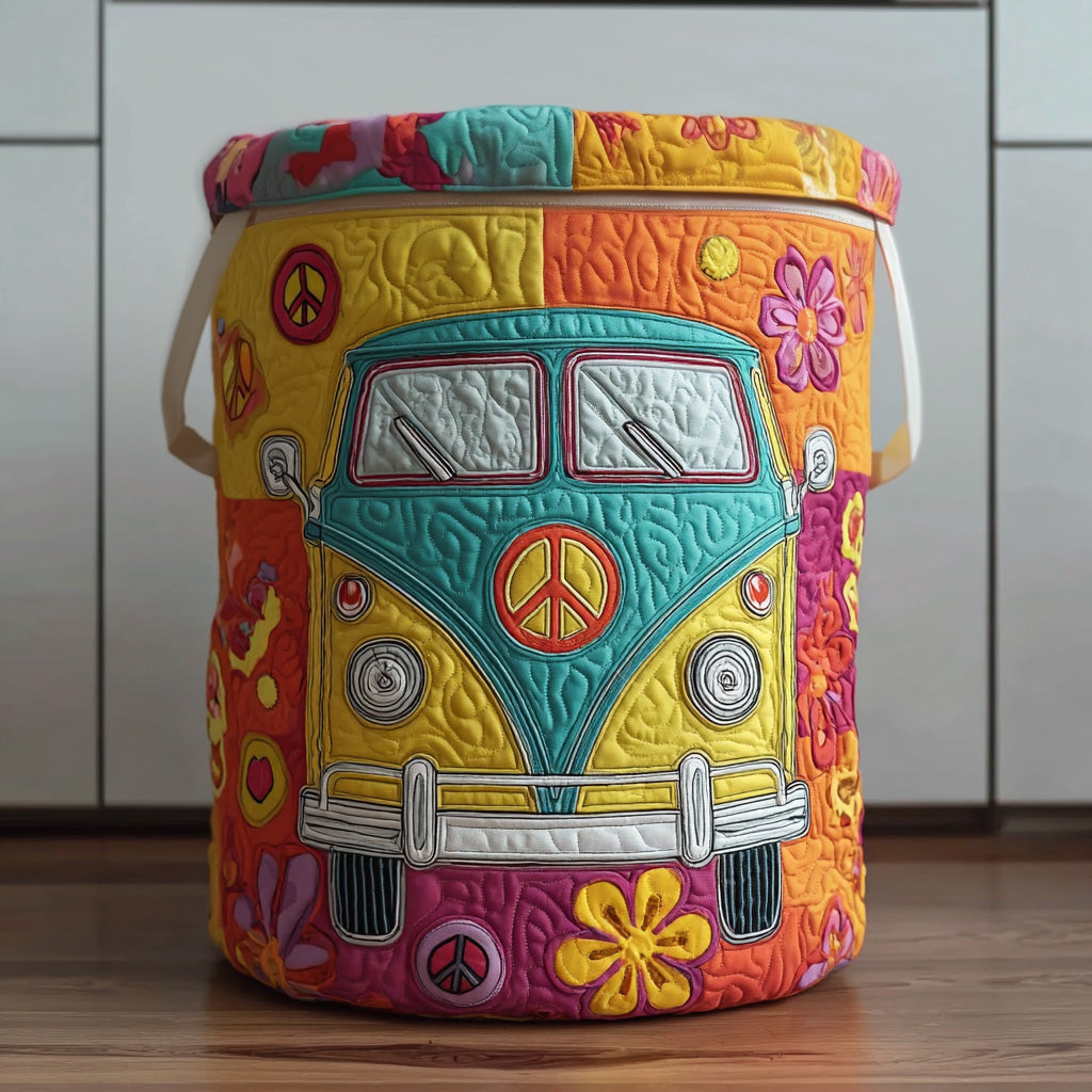 Hippie Style | Quilted Laundry Basket