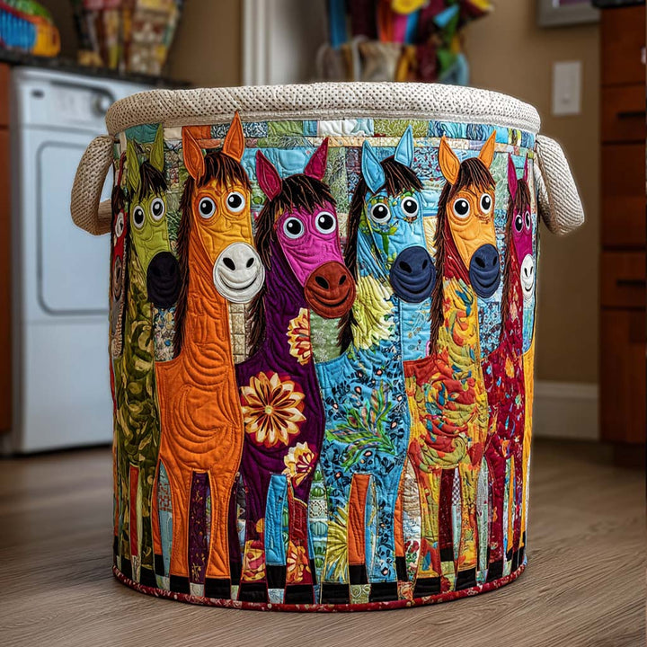 Radiant Shepherd | Quilted Laundry Basket