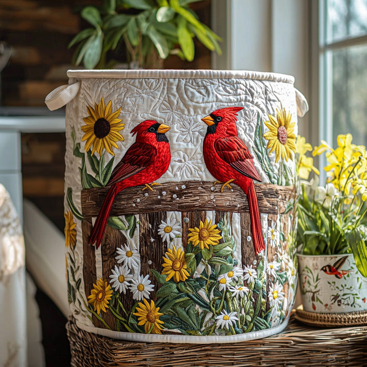 Red Branch | Quilted Laundry Basket