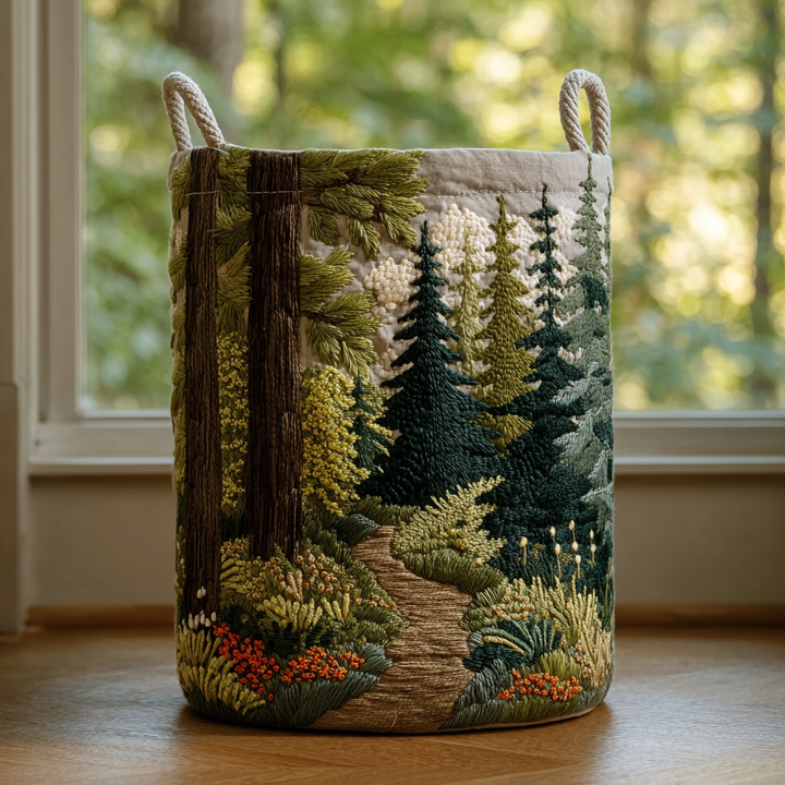 Riverbank | Quilted Laundry Basket