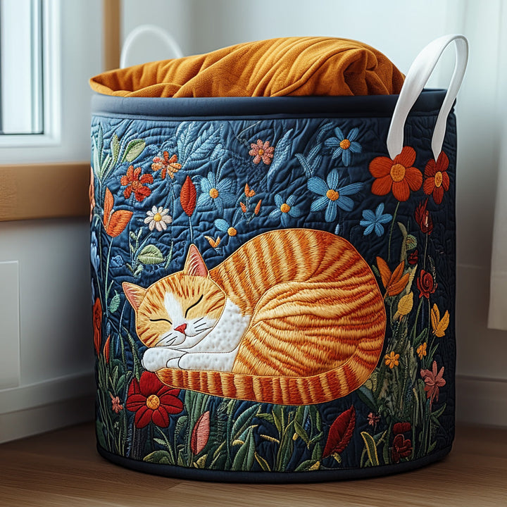 Siesta in the Sun | Quilted Laundry Basket