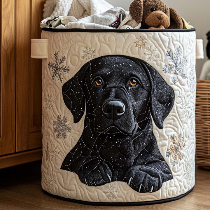 Snow Friends | Quilted Laundry Basket
