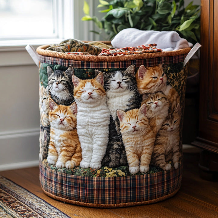 Soft Cocoon | Quilted Laundry Basket